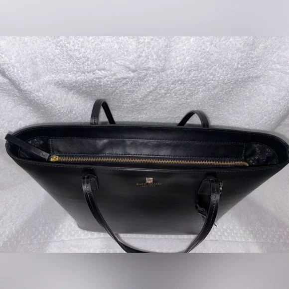 Kate Spade Black Tote with Bow Accent - Picture 9 of 13
